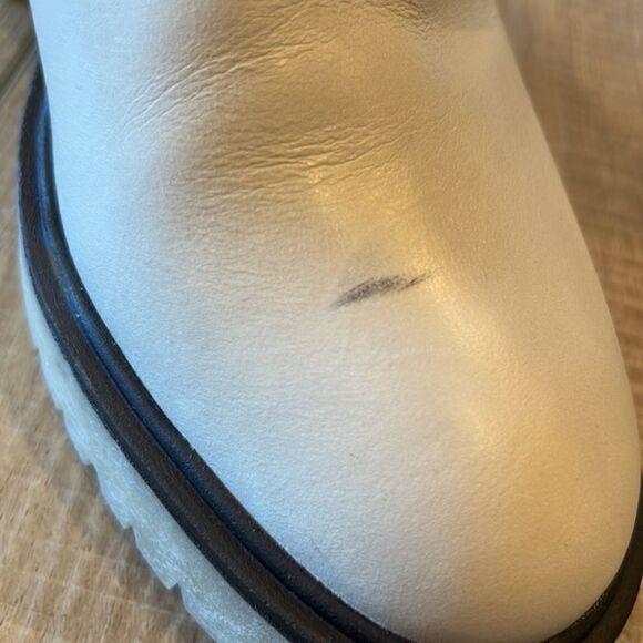 Free People James Chelsea Boot US 9 Crème and Black - Picture 8 of 8